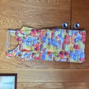 NWOT Coldwater Creek military colored dress